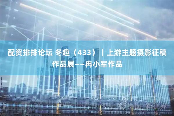 配资排排论坛 冬趣（433）｜上游主题摄影征稿作品展——冉小军作品