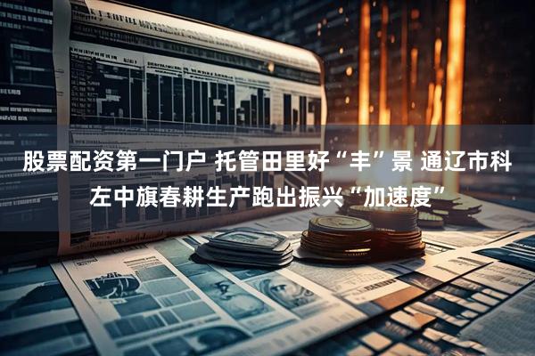 股票配资第一门户 托管田里好“丰”景 通辽市科左中旗春耕生产跑出振兴“加速度”