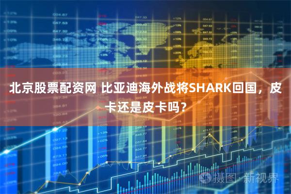 北京股票配资网 比亚迪海外战将SHARK回国，皮卡还是皮卡吗？